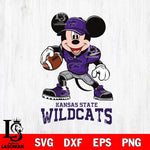 Kansas State Wildcats Mikey Mouse Disney, Svg Eps Dxf Png File, Digital Download