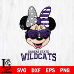 Kansas State Wildcats Minnie Mouse Love 2, Svg Eps Dxf Png File, Digital Download