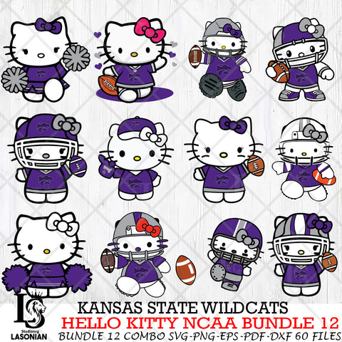 Kansas State Wildcats NCAA Bundle 12 Svg Eps Dxf Png File, NCAA svg, Digital Download, Instant Download