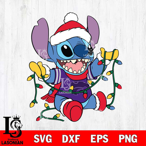 Kansas State Wildcats Stitch Christmas Lights Svg Eps Dxf Png File, Digital Download, Instant Download