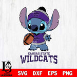 Kansas State Wildcats Stitch Disney, Svg Eps Dxf Png File, Digital Download