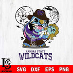 Kansas State Wildcats Stitch Freddy Krueger Halloween Svg Eps Dxf Png File, Digital Download, Instant Download