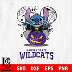 Kansas State Wildcats Stitch Horror Halloween Svg Eps Dxf Png File, Digital Download, Instant Download