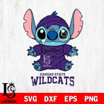 Kansas State Wildcats Stitch Mummy Svg Eps Dxf Png File, NCAA svg, Digital Download, Instant Download