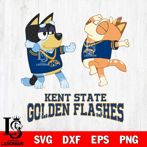 Kent State Golden Flashes Bluey Dance Svg Eps Dxf Png File, Digital Download, Instant Download