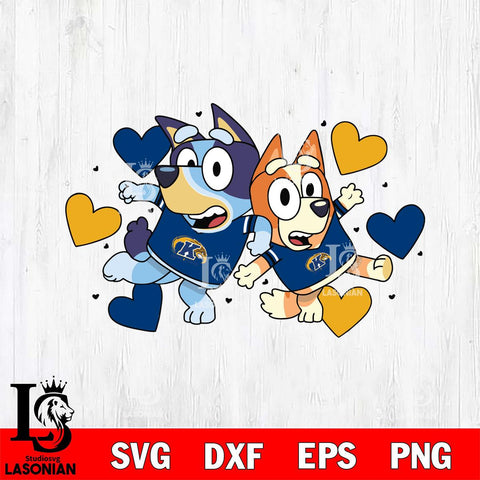 Kent State Golden Flashes Bluey heart Svg Eps Dxf Png File, Digital Download, Instant Download