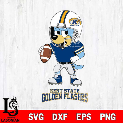 Kent State Golden Flashes Bluey rugby Svg Eps Dxf Png File, Digital Download ,Instant Download, Cricut File