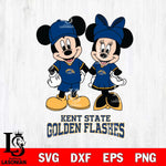 Kent State Golden Flashes Mickey Minnie Rugby Svg Eps Dxf Png File, NCAA svg , File Cut , Digital Download , Instant Download, Cut Svg Files