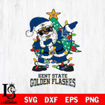 Kent State Golden Flashes Santa Claus Ugly Christmas Svg dxf eps png pdf file,NCAA svg,Digital Download,Cricut file