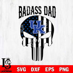 Kentucky Wildcats Badass Dad Svg Eps Dxf Png File, Digital Download, Instant Download