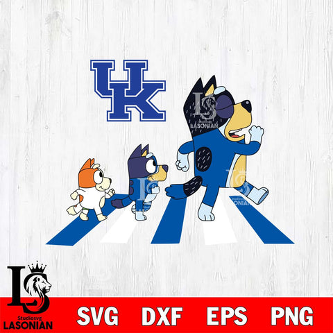 Kentucky Wildcats Bluey 6 Svg Eps Dxf Png File, Digital Download, Instant Download