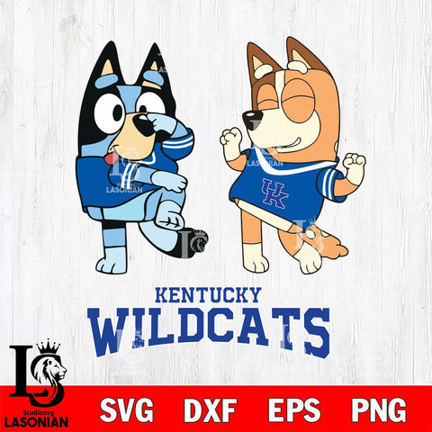 Kentucky Wildcats Bluey Chilli Sport Svg Eps Dxf Png File, Digital Download, Instant Download