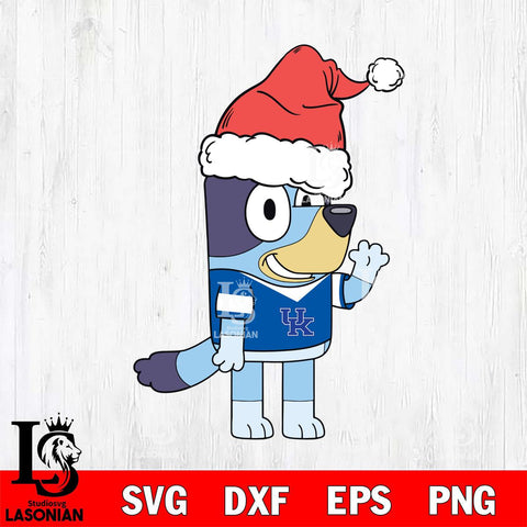 Kentucky Wildcats Bluey Christmas Svg Eps Dxf Png File, Digital Download, Instant Download