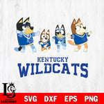 Kentucky Wildcats Bluey Dance Mode Squats Svg Eps Dxf Png File, Digital Download, Instant Download