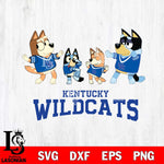 Kentucky Wildcats Bluey Dance Squats Svg Eps Dxf Png File, Digital Download, Instant Download