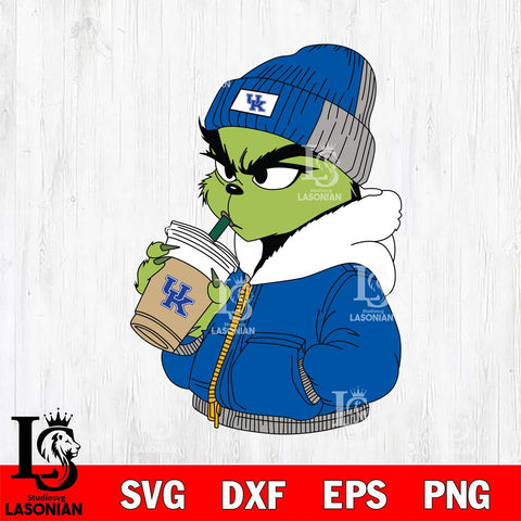 Kentucky Wildcats Boujee Grinch 6 Svg Eps Dxf Png File, Digital Download, Instant Download