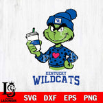 Kentucky Wildcats Boujee Grinch Heart Christmas Cut Files Cricut, Svg Dxf Eps Png file, Digital download , Silhouette