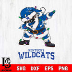 Kentucky Wildcats Dabbing Santa Claus Ugly Christmas Svg dxf eps png pdf file,NCAA svg,Digital Download,Cricut file