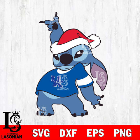 Kentucky Wildcats Disney Lilo & Stitch Christmas Svg Eps Dxf Png File, Digital Download, Instant Download