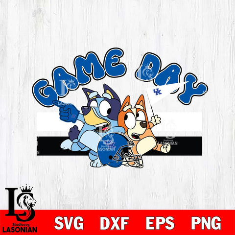 Kentucky Wildcats Game Day Bluey Svg Eps Dxf Png File, Digital Download, Instant Download