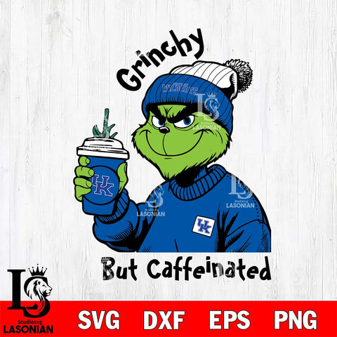 Kentucky Wildcats Grinchy But Caffeinated Svg Eps Dxf Png File, Digital Download, Instant Download