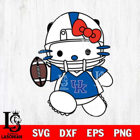 Kentucky Wildcats Hello Kitty sport 11 Svg Eps Dxf Png File, NCAA svg, Digital Download, Instant Download