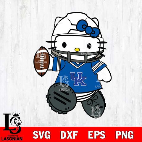 Kentucky Wildcats Hello Kitty sport Svg Eps Dxf Png File, NCAA svg, Digital Download, Instant Download