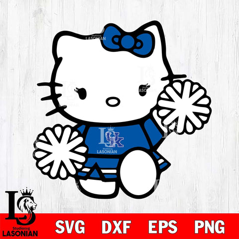 Kentucky Wildcats Hello Kitty sport 4 Svg Eps Dxf Png File, NCAA svg, Digital Download, Instant Download