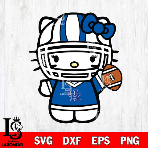 Kentucky Wildcats Hello Kitty sport 9 Svg Eps Dxf Png File, NCAA svg, Digital Download, Instant Download