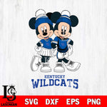 Kentucky Wildcats Mickey And Minnie Mouse Football Svg Eps Dxf Png File, NCAA svg , File Cut , Digital Download , Instant Download, Cut Svg Files