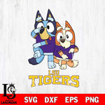 LSU Tigers Bluey Chilli Dance Mode Svg Eps Dxf Png File, Digital Download, Instant Download