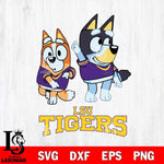 LSU Tigers Bluey Chilli Mode Dance Svg Eps Dxf Png File, Digital Download, Instant Download