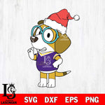 LSU Tigers Bluey Honey Christmas Svg Eps Dxf Png File, Digital Download, Instant Download