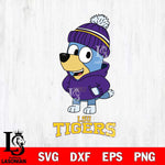 LSU Tigers Bluey Hoodie Sport Svg Eps Dxf Png File, Digital Download ,Instant Download, Cricut File