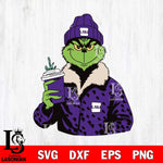 LSU Tigers Boujee Grinch 12 Svg Eps Dxf Png File, Digital Download, Instant Download