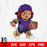 LSU Tigers Chucky Horror 10 Svg Eps Dxf Png File, NCAA svg, Digital Download, Instant Download