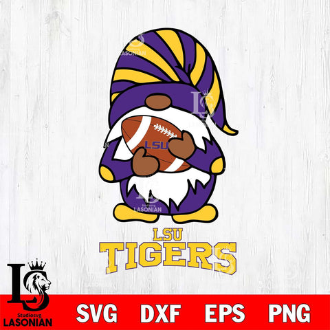 LSU Tigers Gnomes Football Svg Eps Dxf Png File, Digital Download, Instant Download