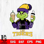 LSU Tigers Grinch 2 coffee Svg Eps Dxf Png File, Digital Download, Instant Download