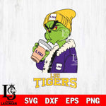 LSU Tigers Grinch Bougie Football Svg Eps Dxf Png File, Digital Download, Instant Download