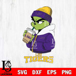 LSU Tigers Grinch Bougie Sport Svg Eps Dxf Png File, Digital Download, Instant Download