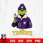 LSU Tigers Grinch Leopard Svg Eps Dxf Png File, Digital Download, Instant Download