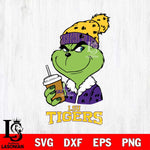 LSU Tigers Grinch hat Svg Eps Dxf Png File, Digital Download, Instant Download