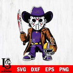 LSU Tigers Jason Voorhees Horror Svg Eps Dxf Png File, NCAA svg, Digital Download, Instant Download