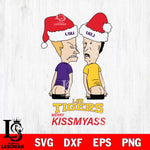 LSU Tigers Merry KissMyass Svg Eps Dxf Png File,NCAA Svg Files,Digital Download,Sublimation,Instant Download