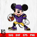 LSU Tigers Mickey Mouse Svg Eps Dxf Png File, NCAA svg, Digital Download, Instant Download