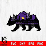 LSU Tigers My Dad Walk With Me Svg Eps Dxf Png File, Digital Download, Instant Download