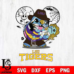 LSU Tigers Stitch Freddy Krueger Halloween Svg Eps Dxf Png File, Digital Download, Instant Download