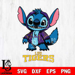 LSU Tigers Stitch Halloween Svg Eps Dxf Png File, NCAA svg, Digital Download, Instant Download