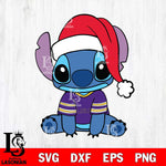 LSU Tigers Stitch Merry Christmas Svg Eps Dxf Png File, Digital Download, Instant Download