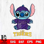 LSU Tigers Stitch Mummy Svg Eps Dxf Png File, NCAA svg, Digital Download, Instant Download